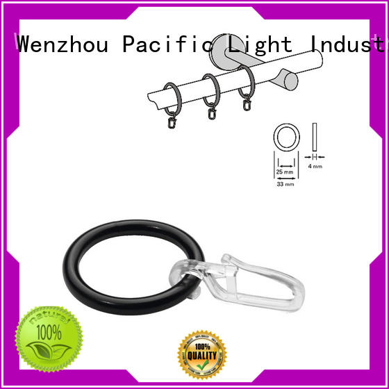 professional curtain rod rings with clips factory price for patio door