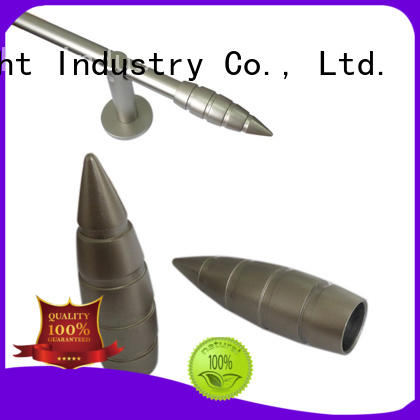 good quality metal finials for curtain rods size for office