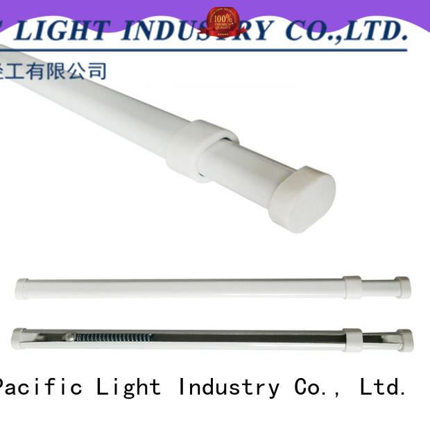 Pacific cheap swing out curtain rods manufacturer for corner window